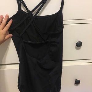 Black Cross Back Leotard
